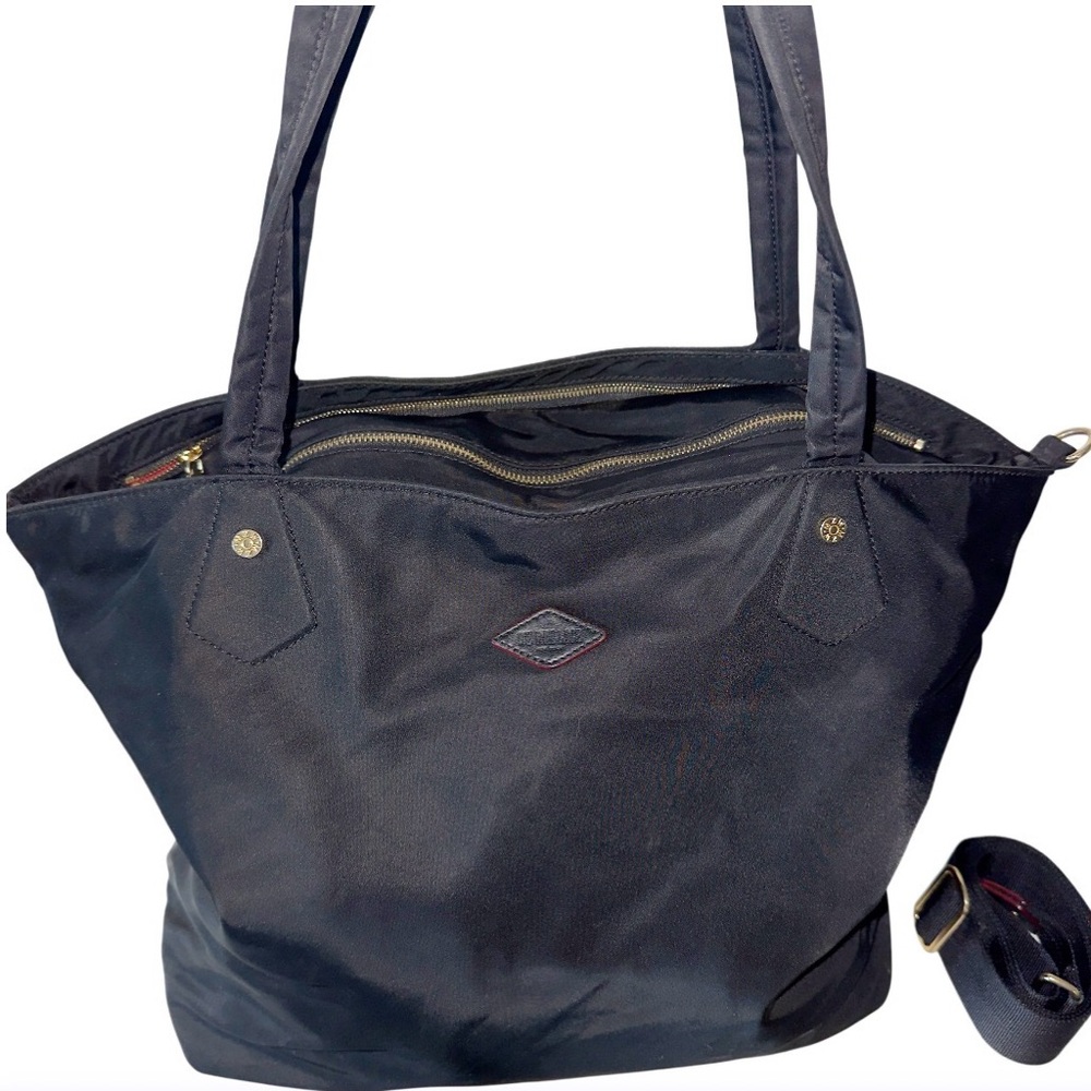 MZ Wallace Black Large SoHo Tote Bag Travel Luggage Sleeve - Picture 4 of 13